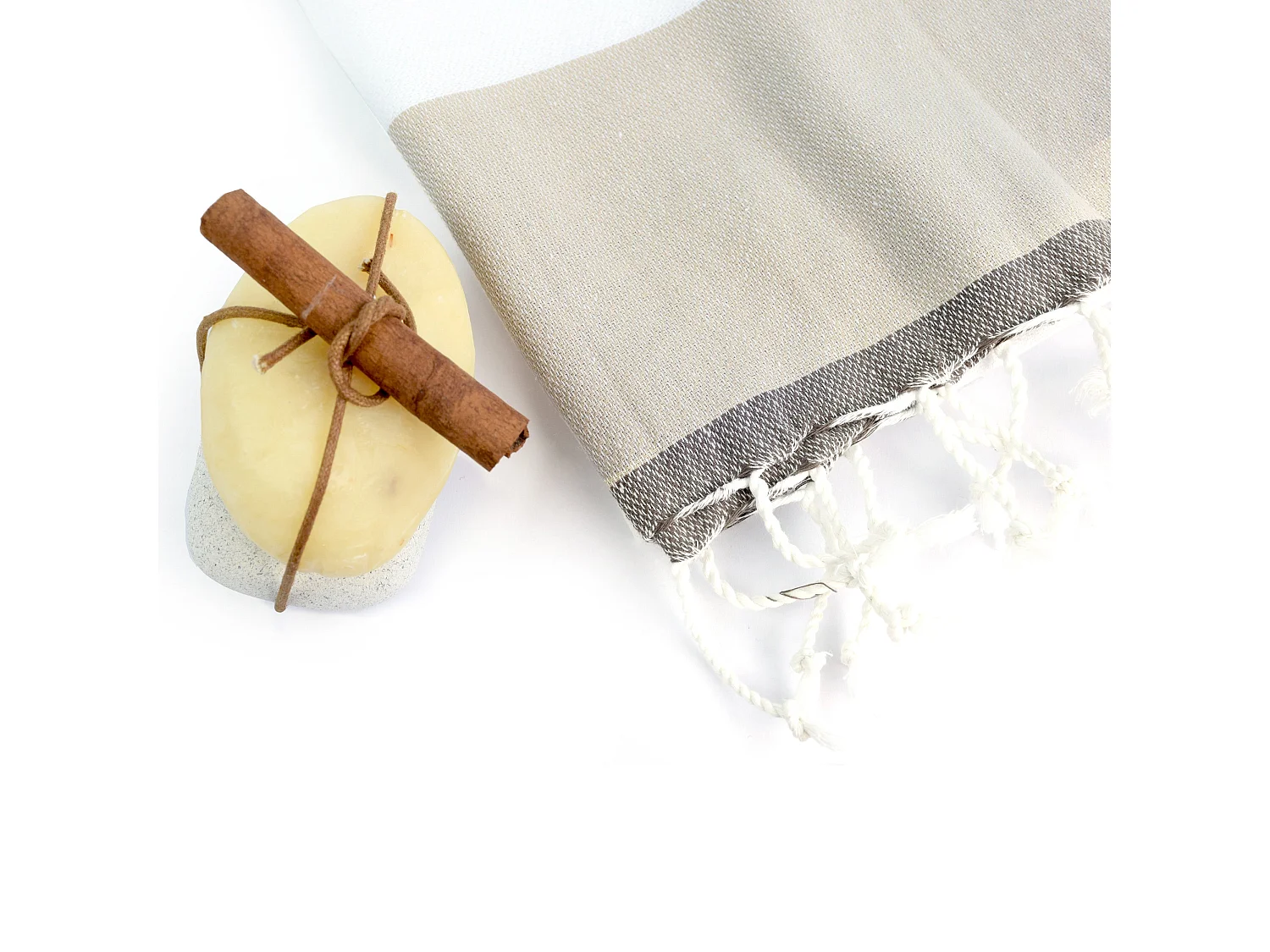 Serviette hammam 100x180 + 60x100 cm Sunrise