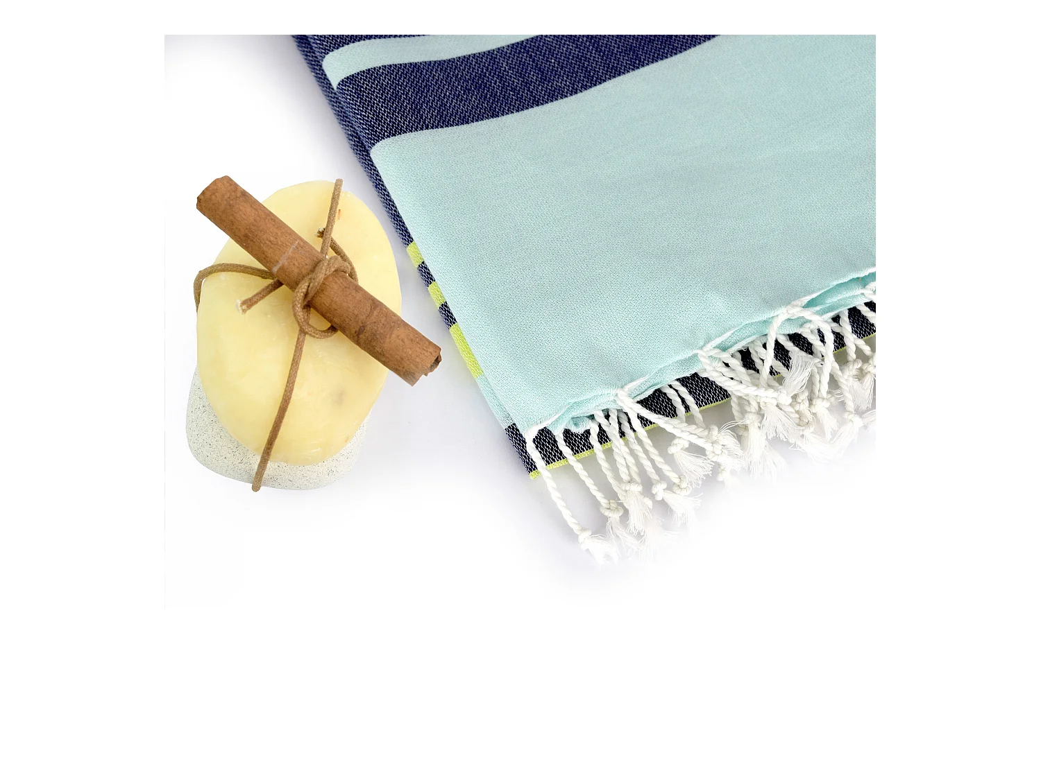 Toalla hammam 100x180 + 60x100 cm Lush