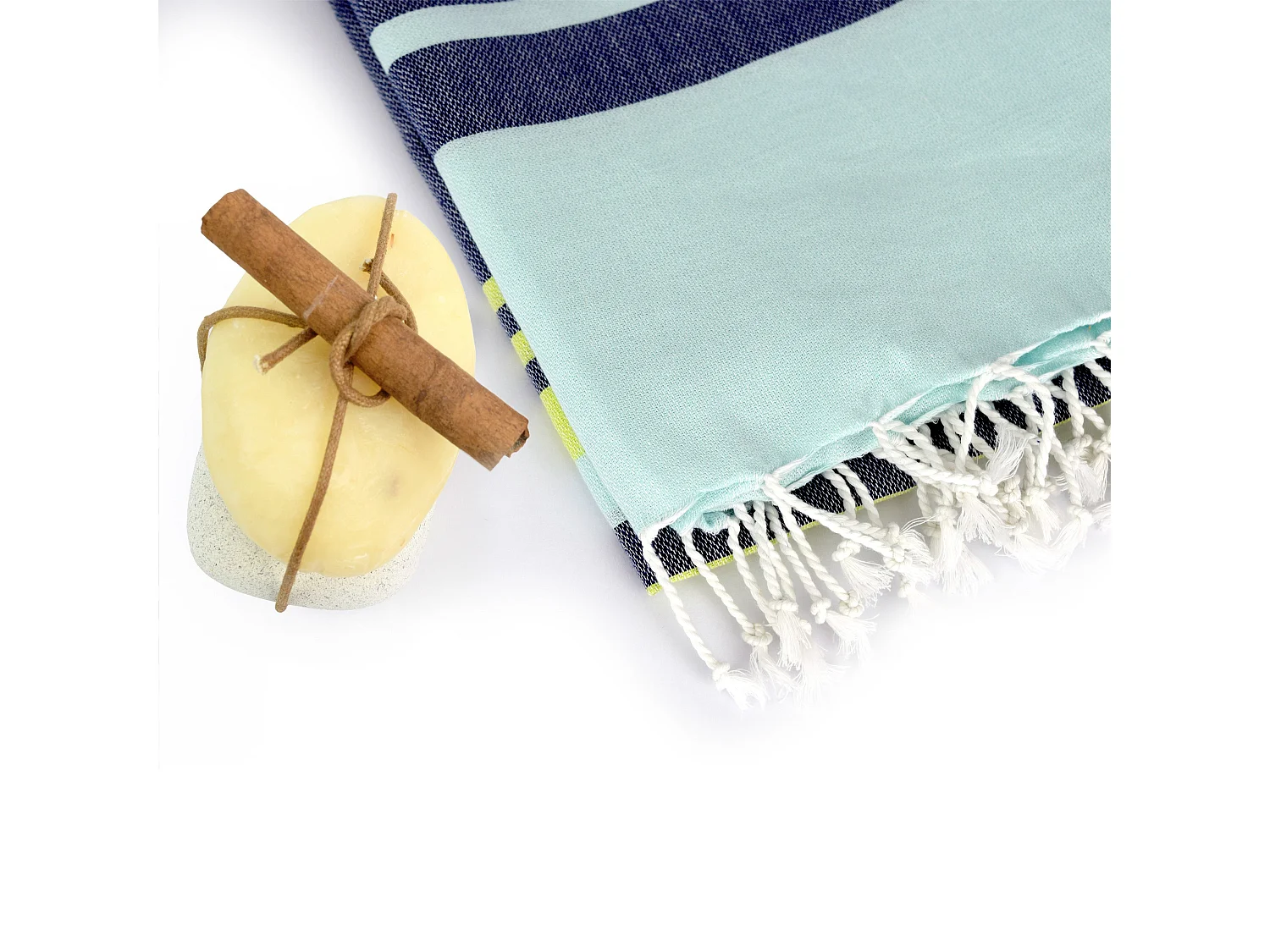 Serviette hammam 100x180 + 60x100 cm Lush