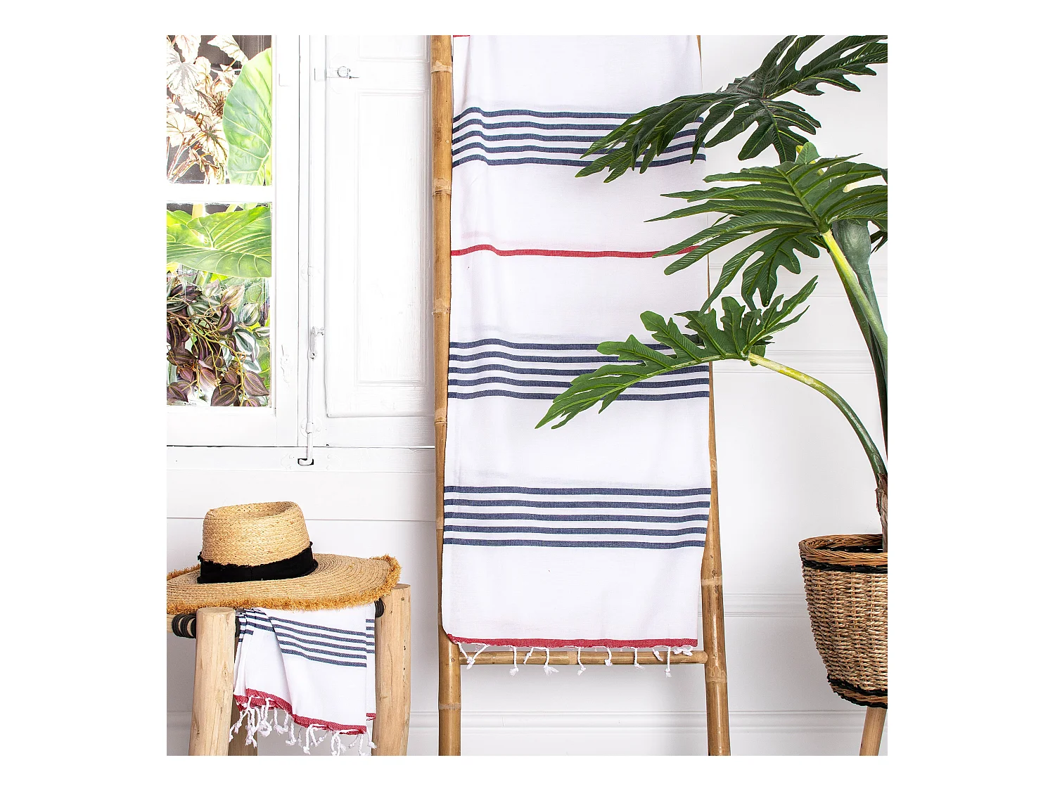 Hammam tuch 100x180 + 60x100 cm Lagoon