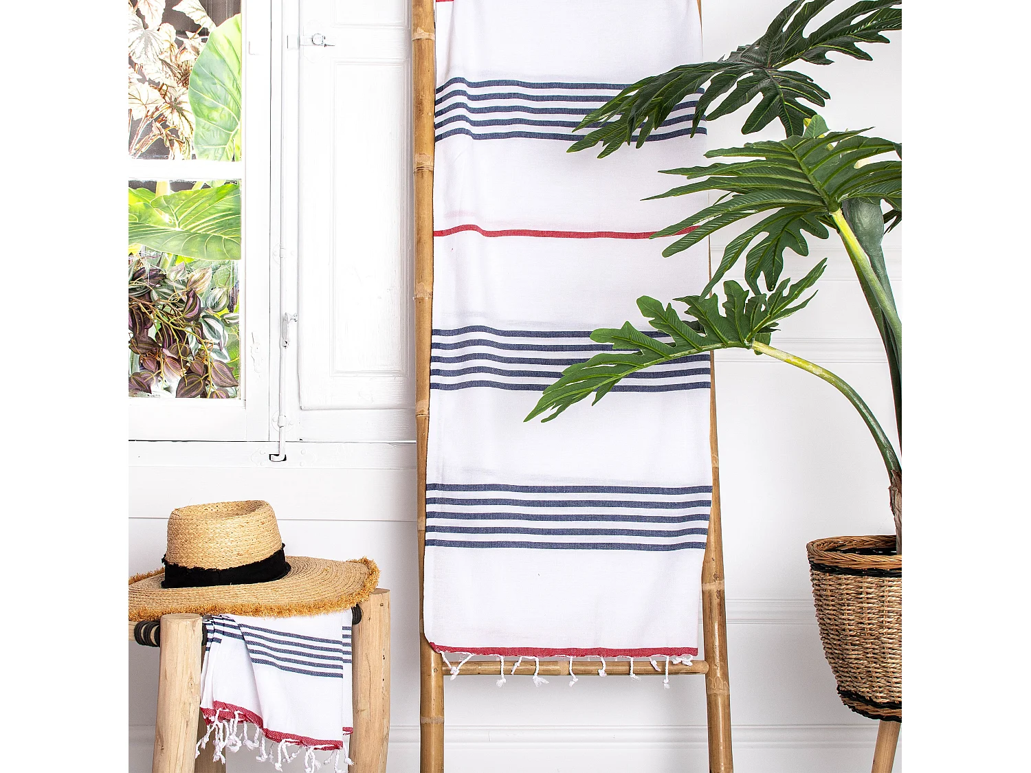 Hammam tuch 100x180 + 60x100 cm Lagoon