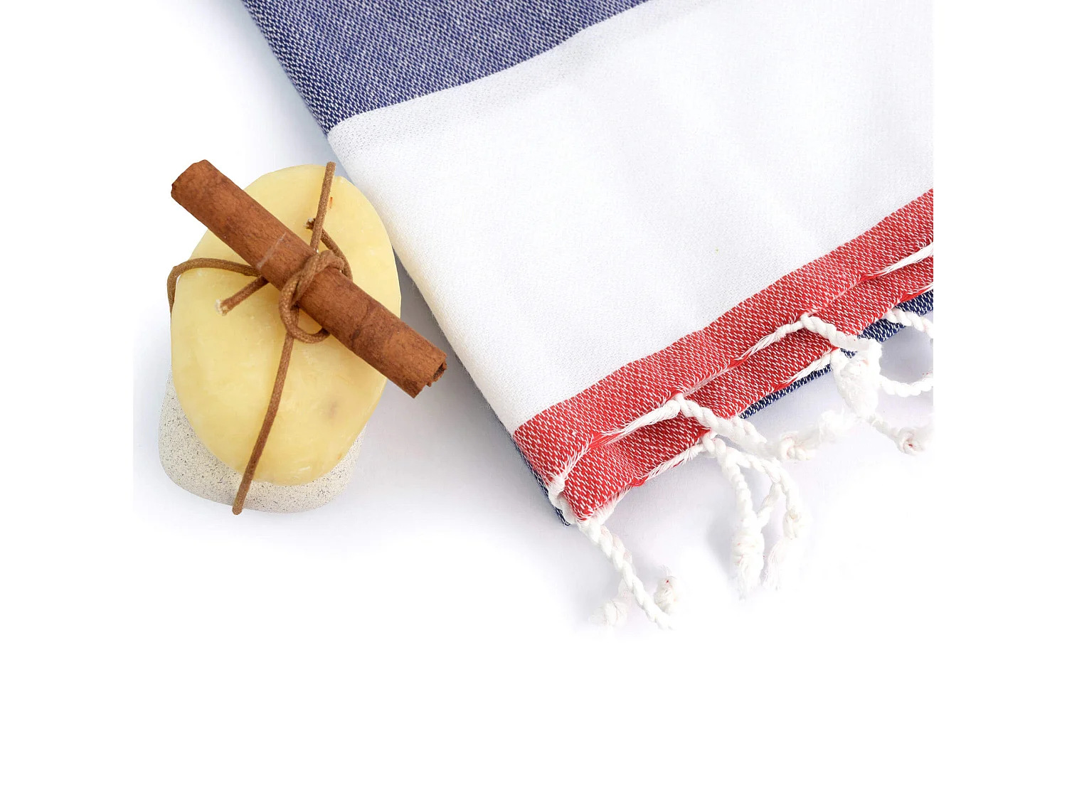 Serviette hammam 100x180 + 60x100 cm My jeans