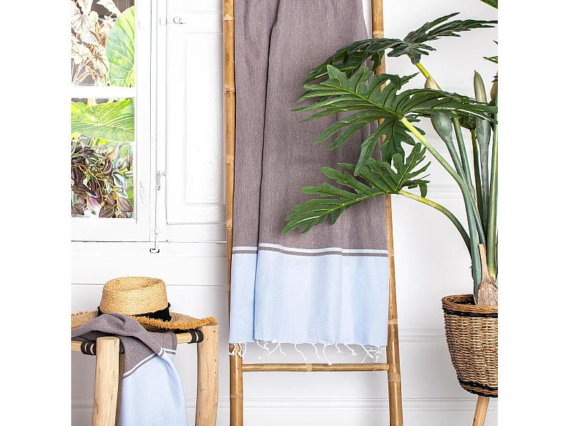 Toalla hammam 100x180 + 60x100 cm Sunset