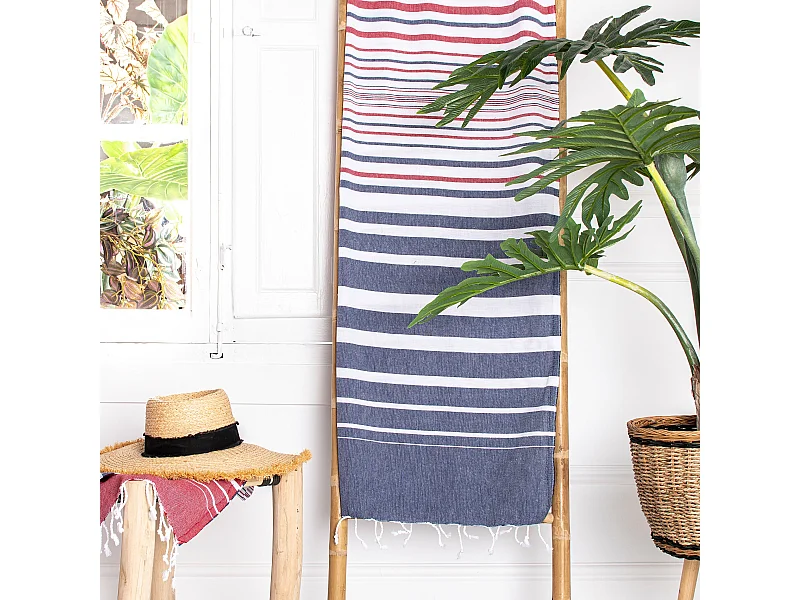 Hammam tuch 100x180 + 60x100 cm Ocean