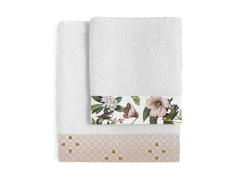 Juego toallas Pack de 2 Blooming