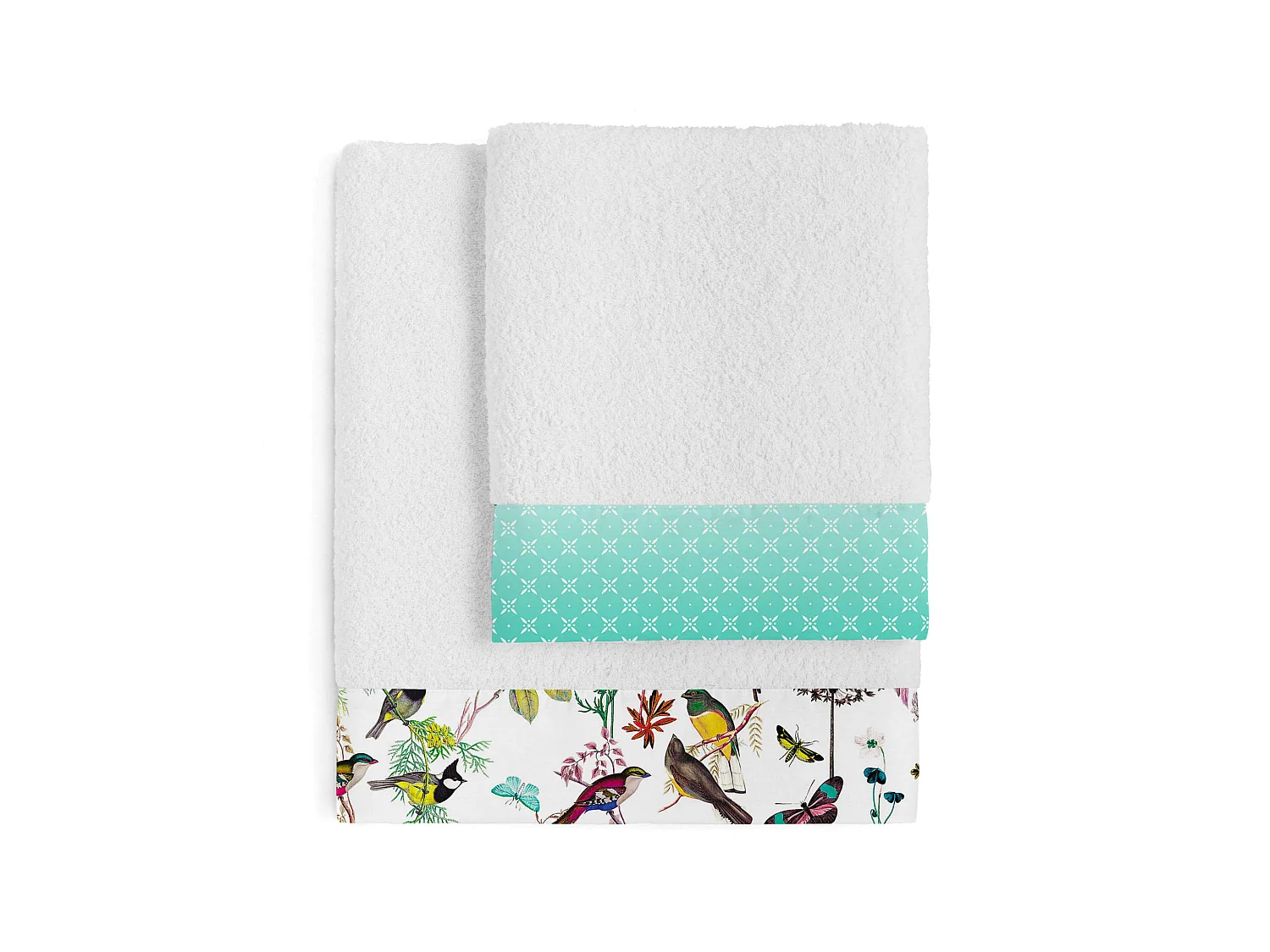 Lot de serviettes Pack de 2 Birds of paradise