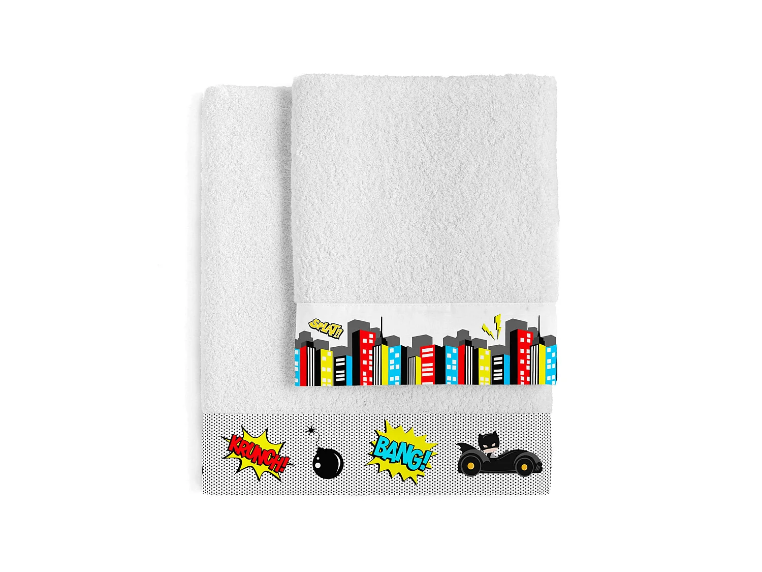 Set asciugamani Set di 2 pezzi Bat