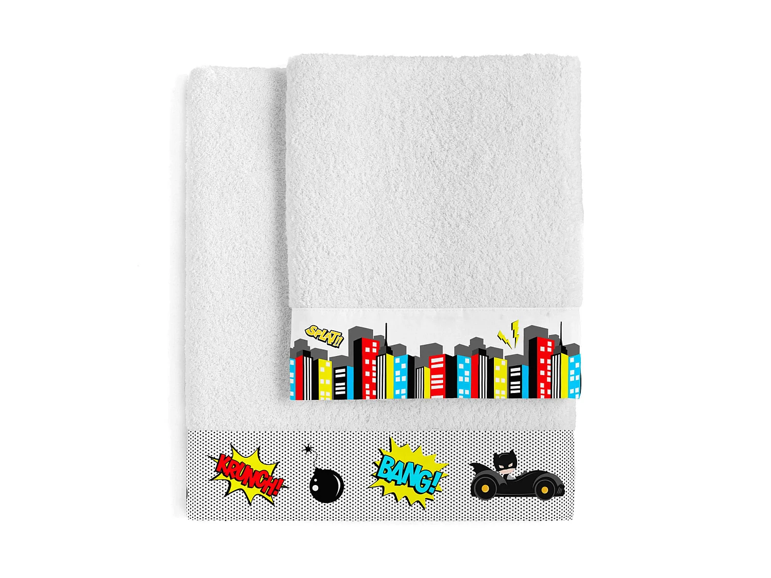 Lot de serviettes Pack de 2 Bat