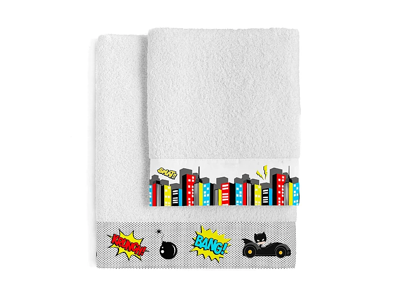 Juego toallas Pack de 2 Bat