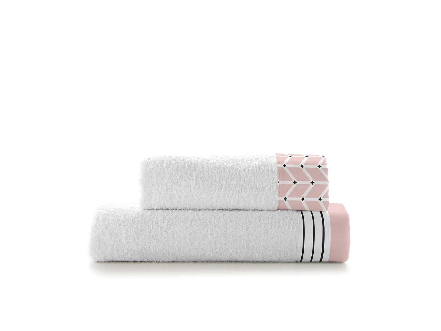 Set asciugamani Set di 2 pezzi Blush