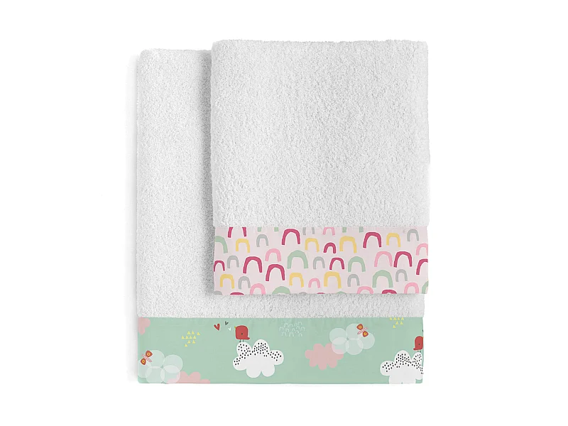 Juego toallas Pack de 2 Hola