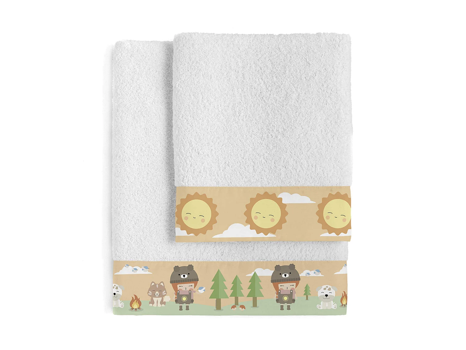 Juego toallas Pack de 2 Camping