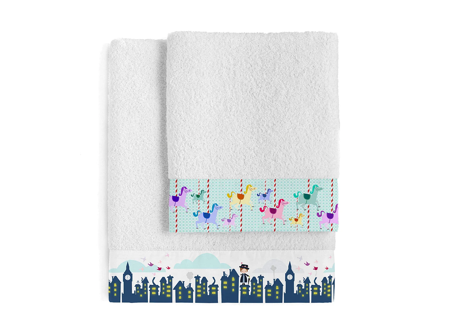 Set asciugamani Set di 2 pezzi Nanny