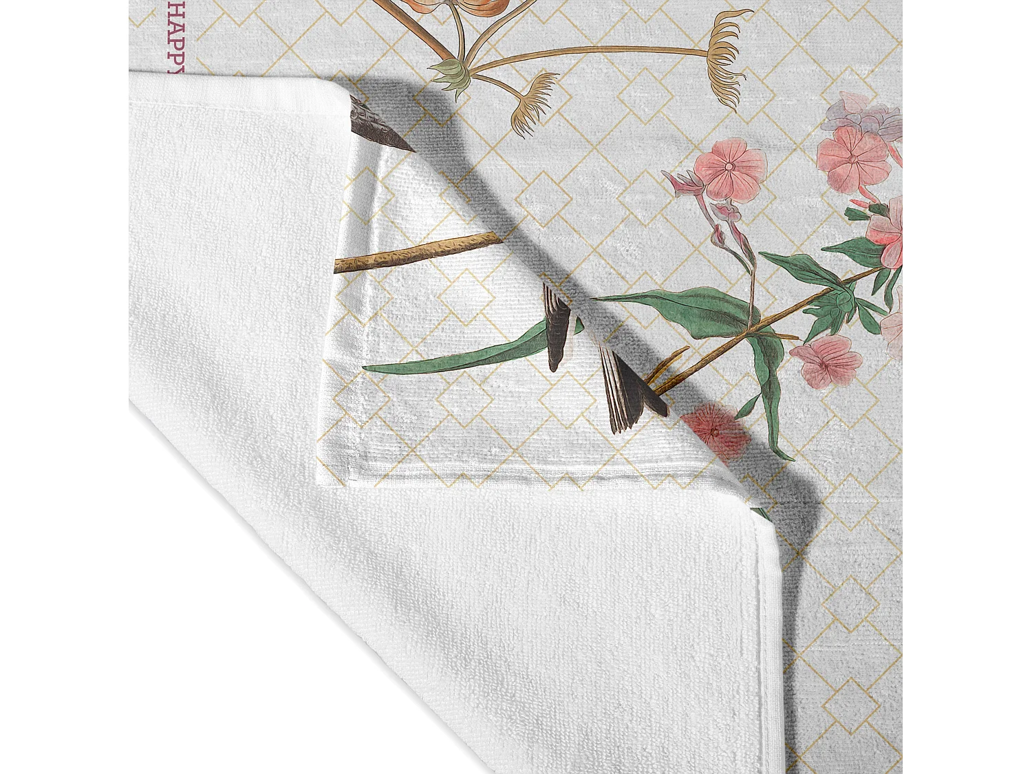 Serviette 70x150 cm Blooming