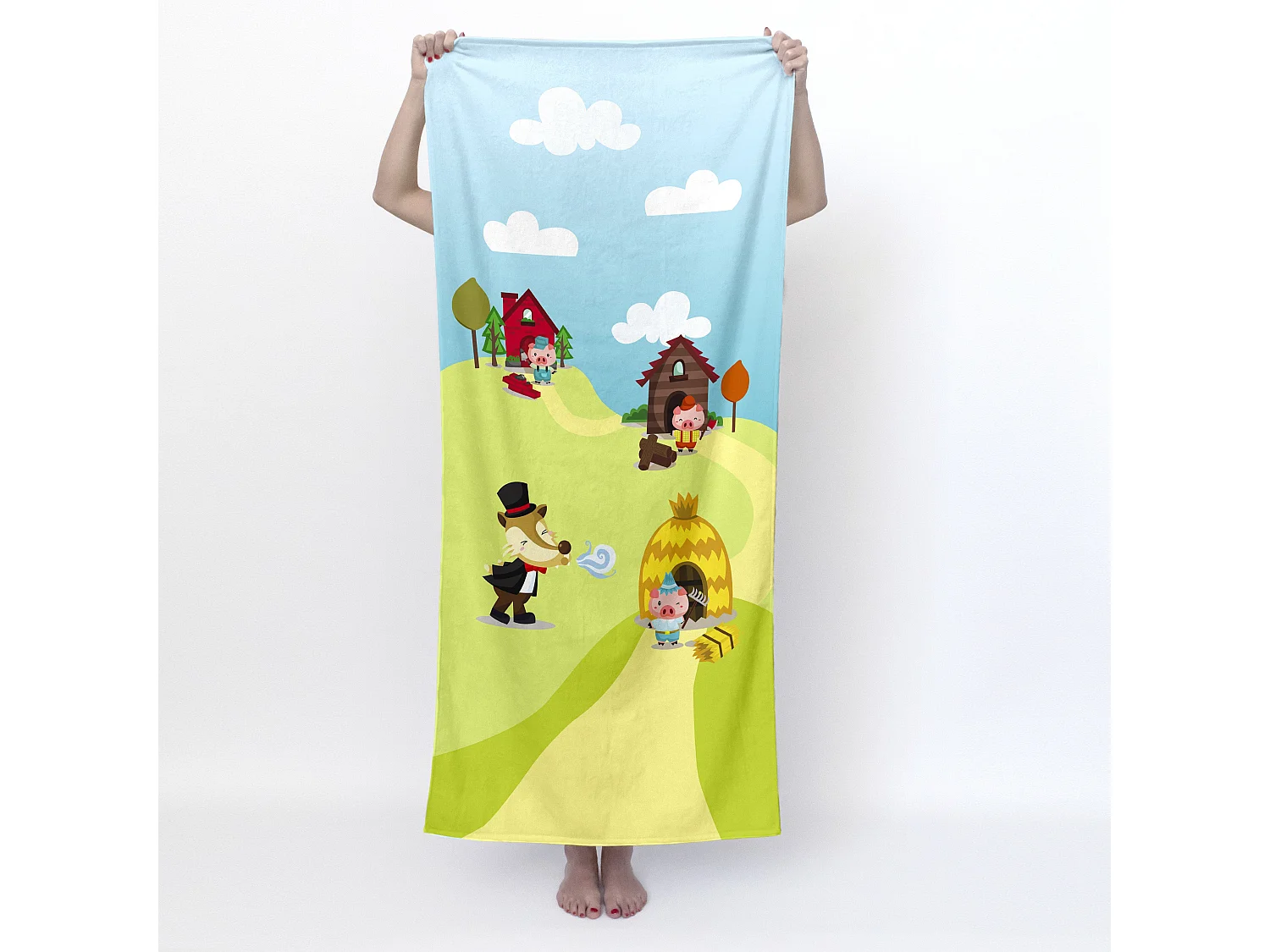 Toalla 70x150 cm Piggys