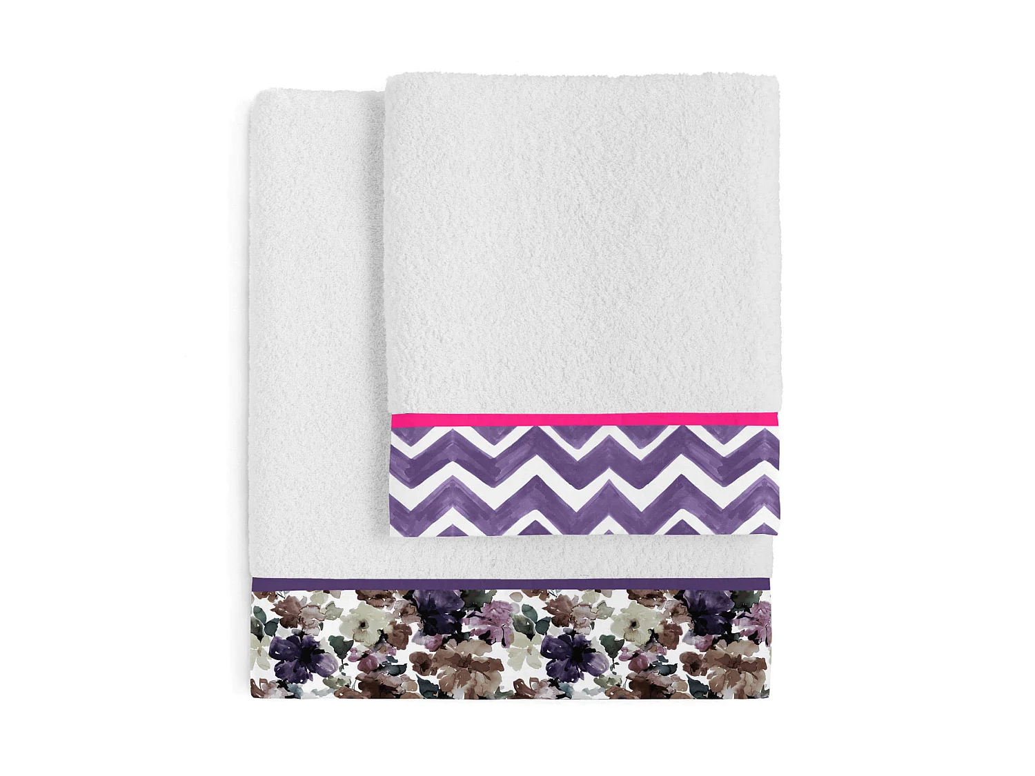 Lot de serviettes Pack de 2 Sunset garden