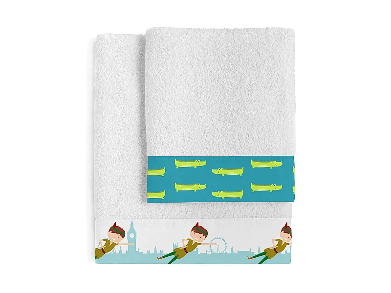 Set asciugamani Set di 2 pezzi Flying boy