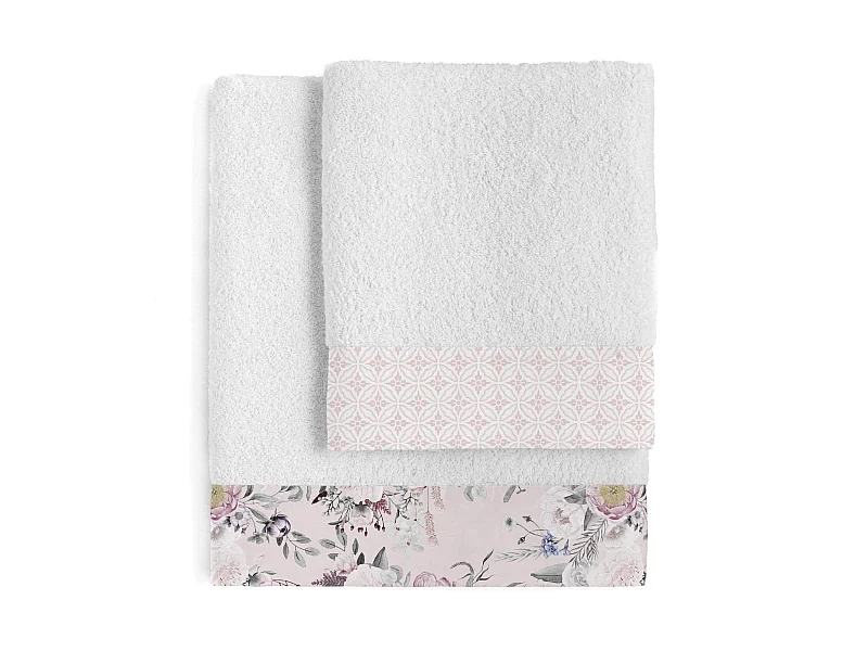 Juego toallas Pack de 2 Delicate bouquet