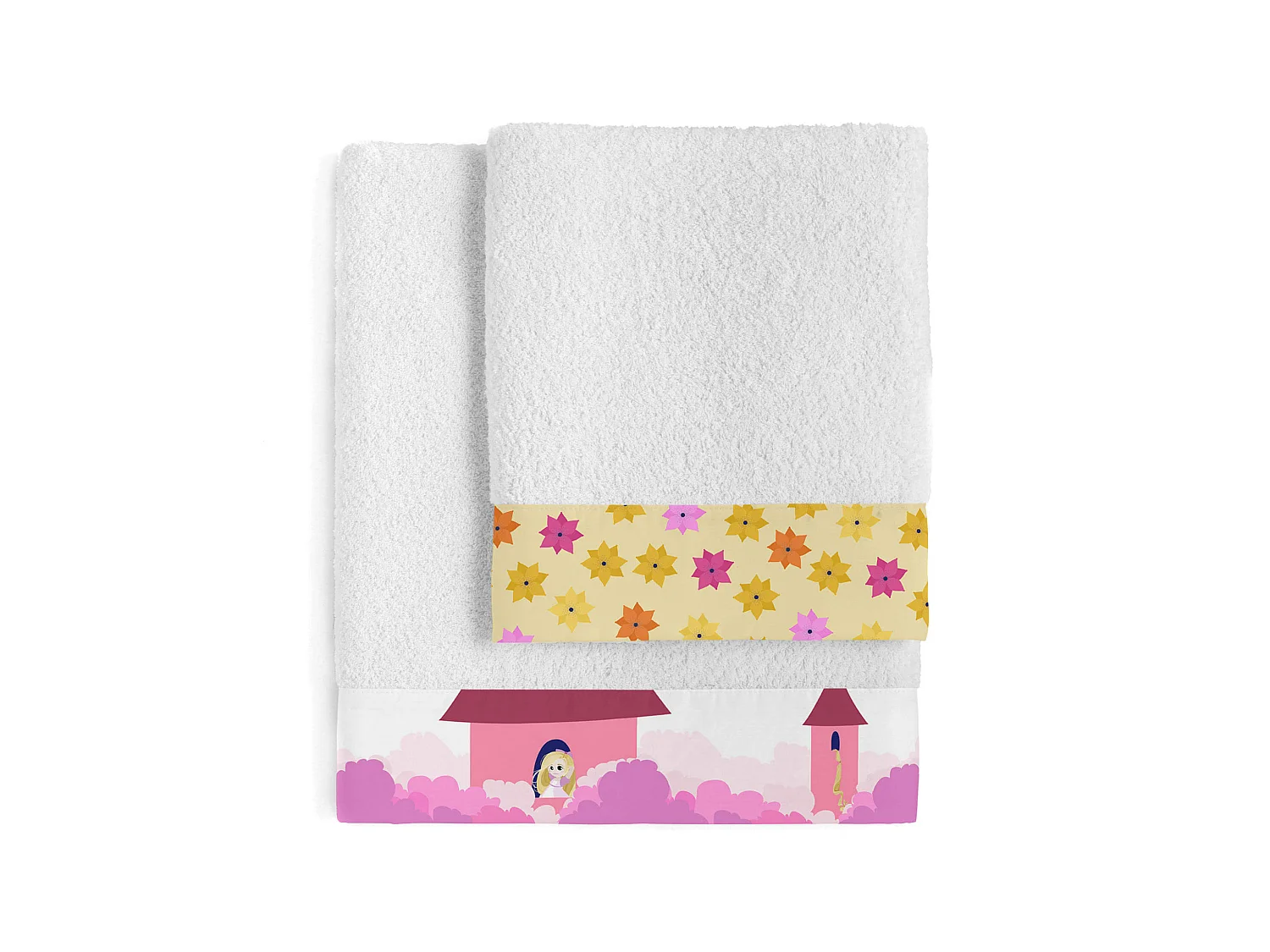 Lot de serviettes Pack de 2 Long braid