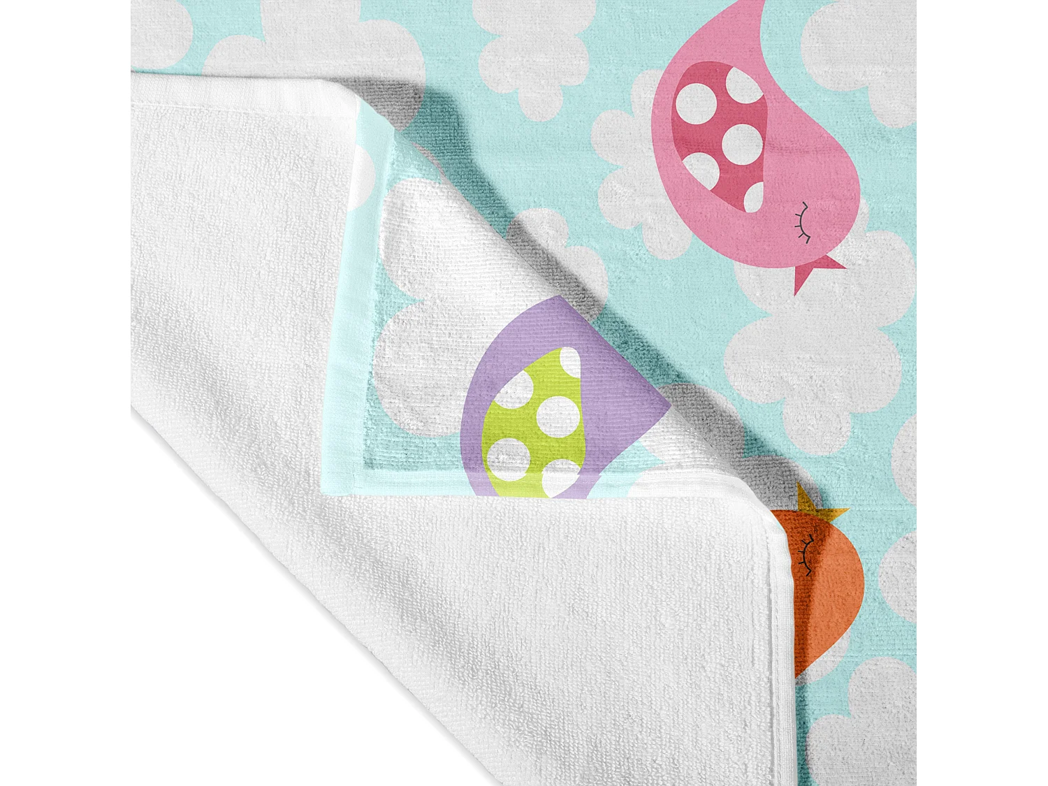 Asciugamano 70x150 cm Little birds