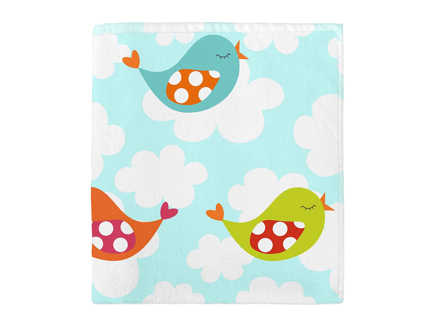 Asciugamano 70x150 cm Little birds