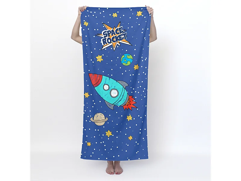 Handtuch 70x150 cm Space rocket
