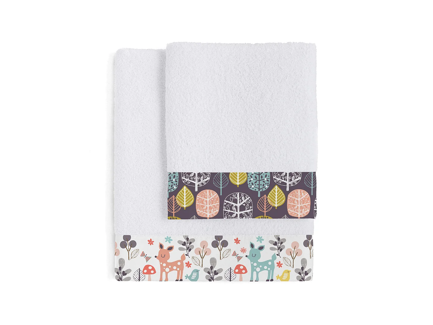 Lot de serviettes Pack de 2 Woodland
