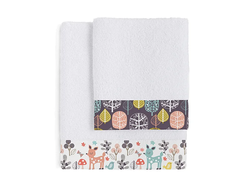 Set asciugamani Set di 2 pezzi Woodland