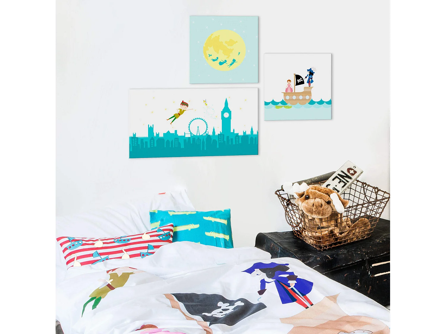 Lienzo 27x27 (B) cm Flying boy