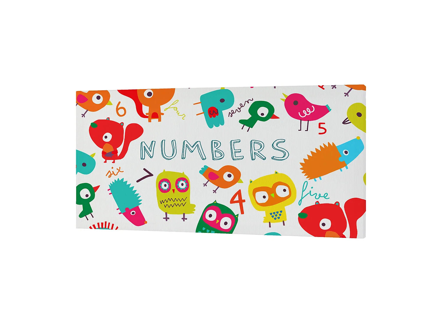 Wandkunst 27x54 cm Forest friends