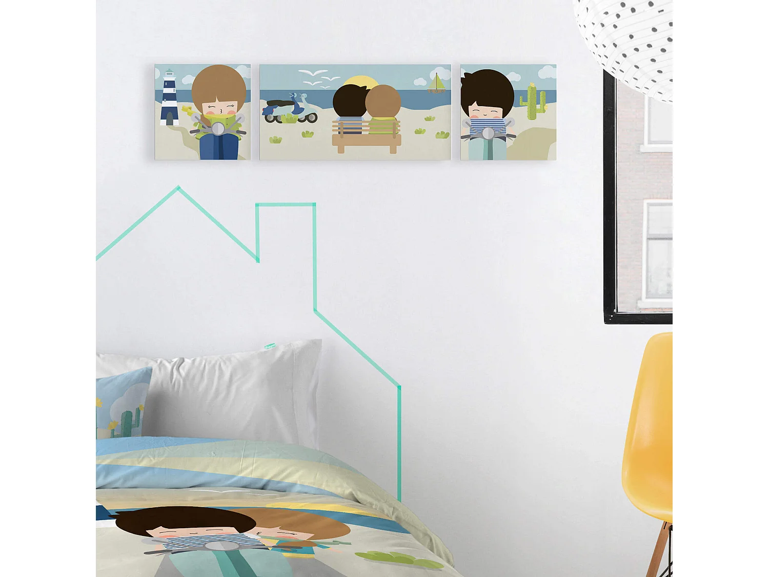 Wandkunst 27x27 (B) cm Summer time