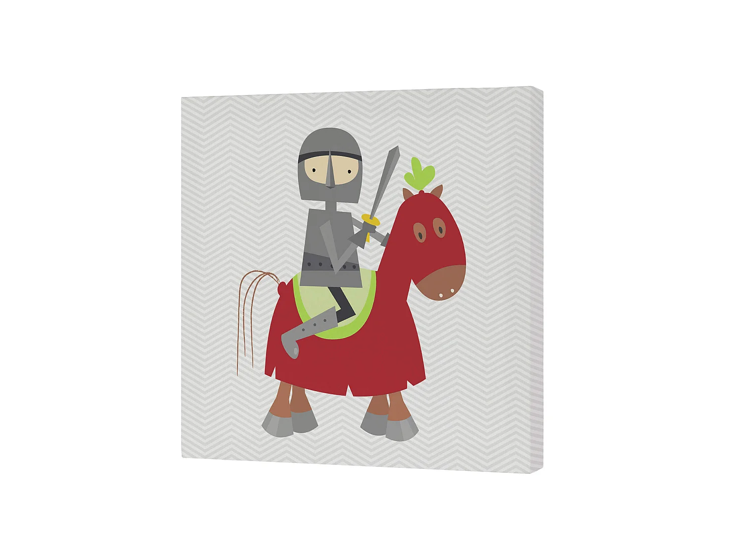Wandkunst 27x27 cm Knight