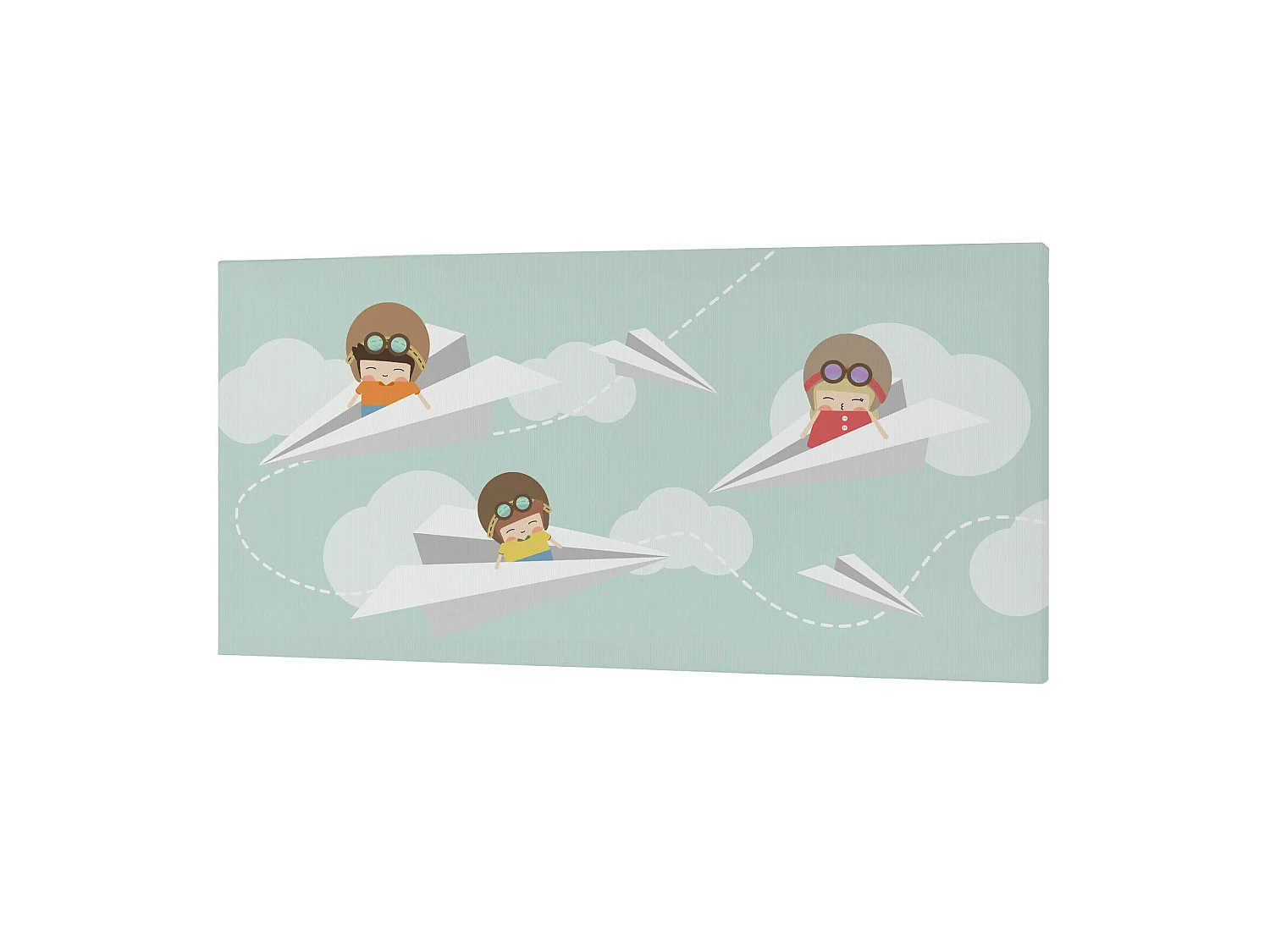 Toile 27x54 cm Learning to fly