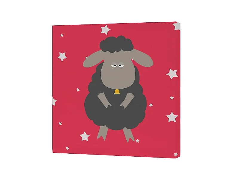 Toile 27x27 (B) cm Little sheep