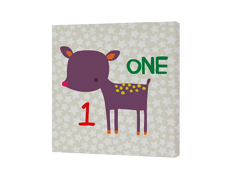 Lienzo 27x27 cm Forest friends