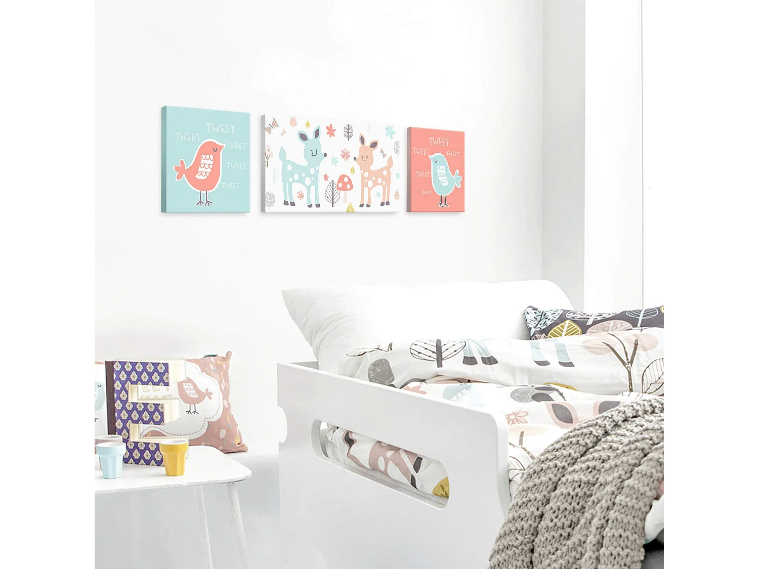 Wandkunst 27x27 cm Woodland