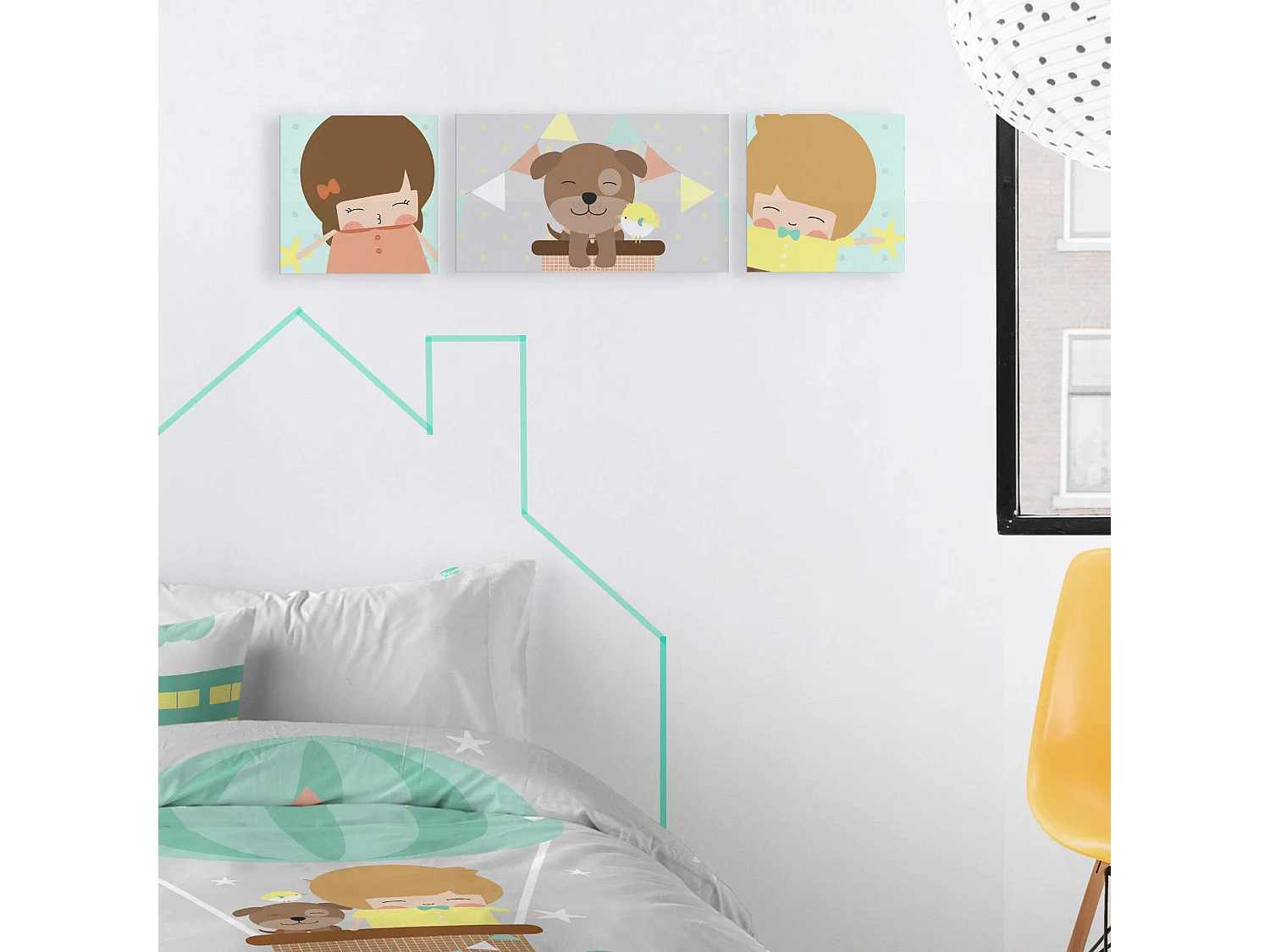 Lienzo 27x27 (B) cm Air balloon