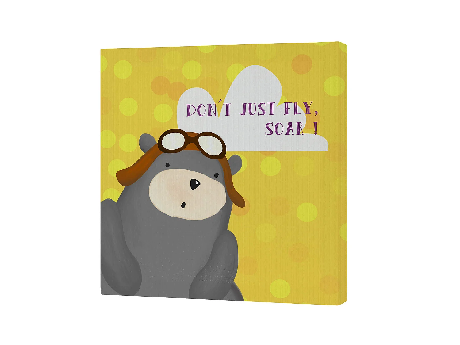 Wandkunst 27x27 cm Balloon ride