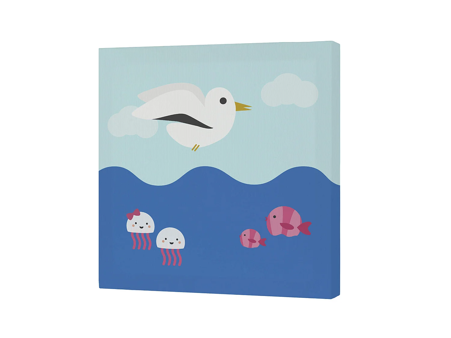 Lienzo 27x27 cm Yellow submarine