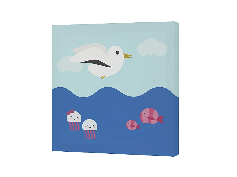 Lienzo 27x27 cm Yellow submarine