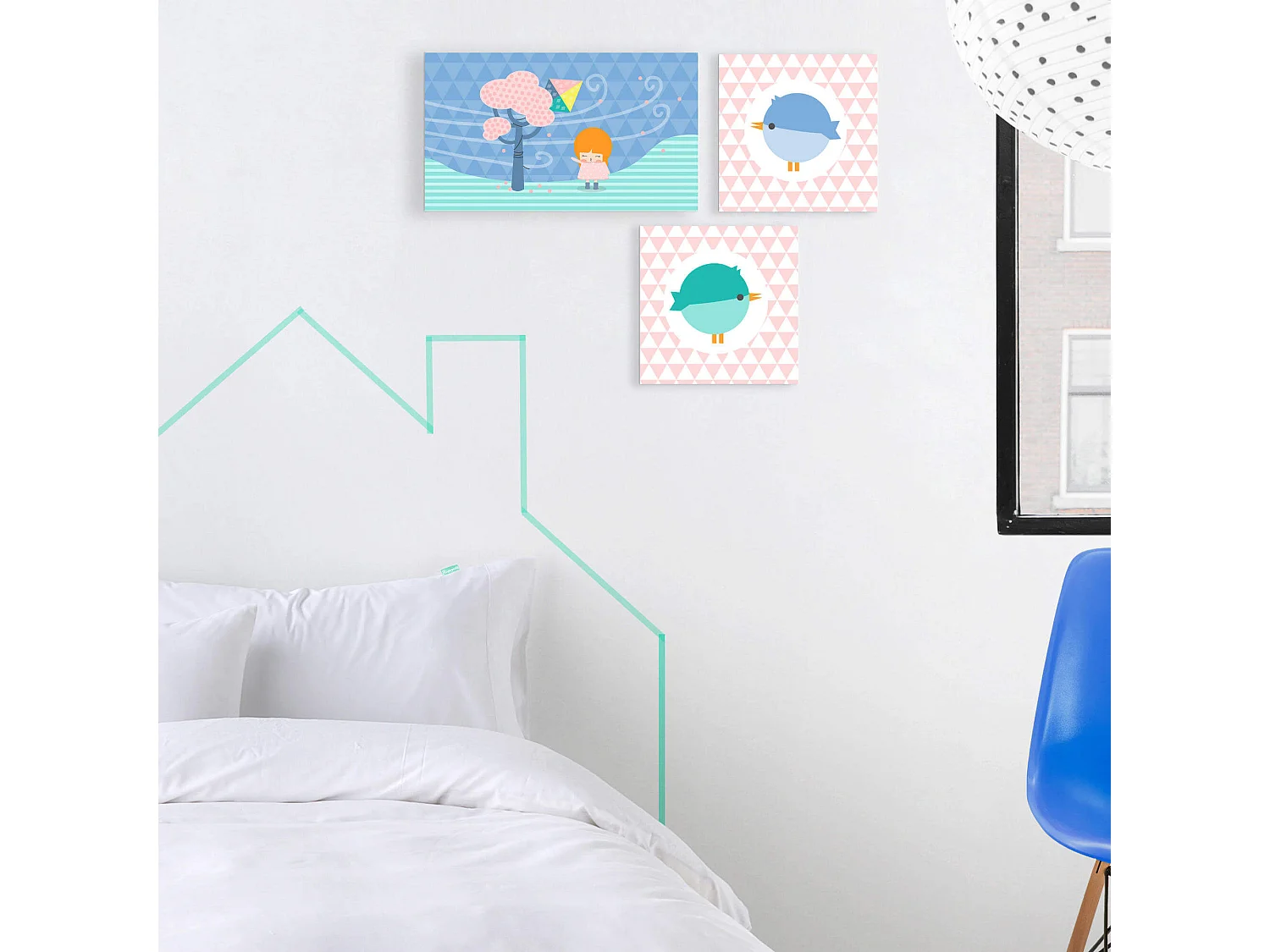 Lienzo 27x54 cm Kite