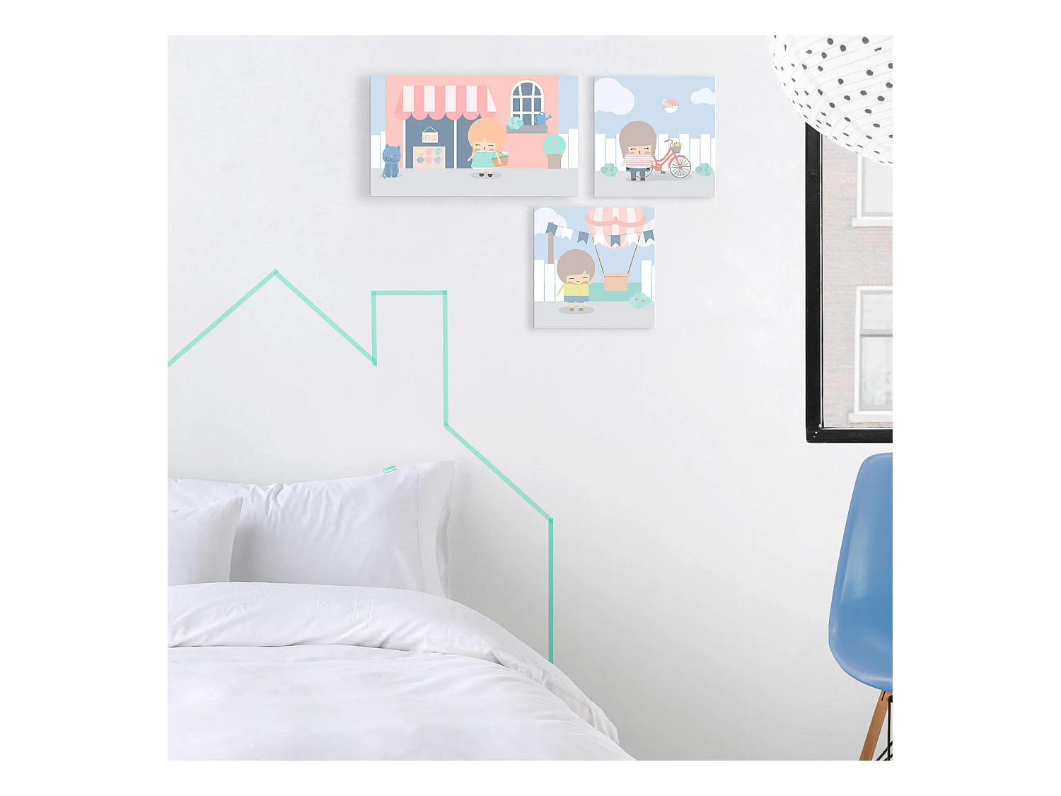 Lienzo 27x27 cm Neighbourhood