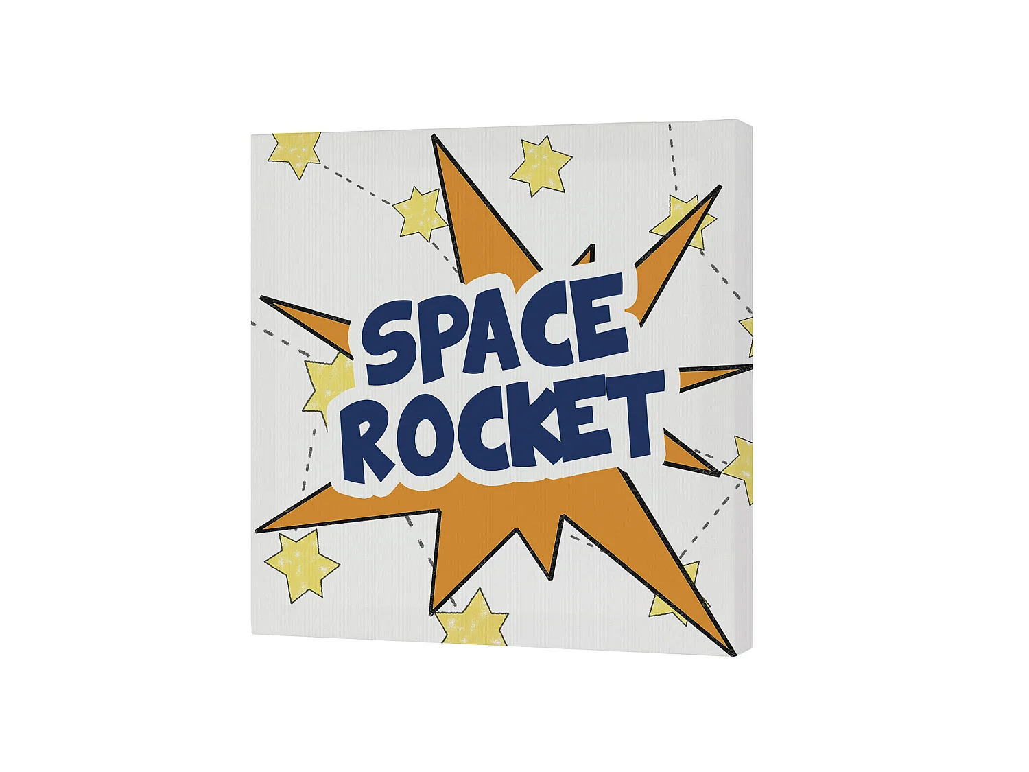 Lienzo 27x27 cm Space rocket