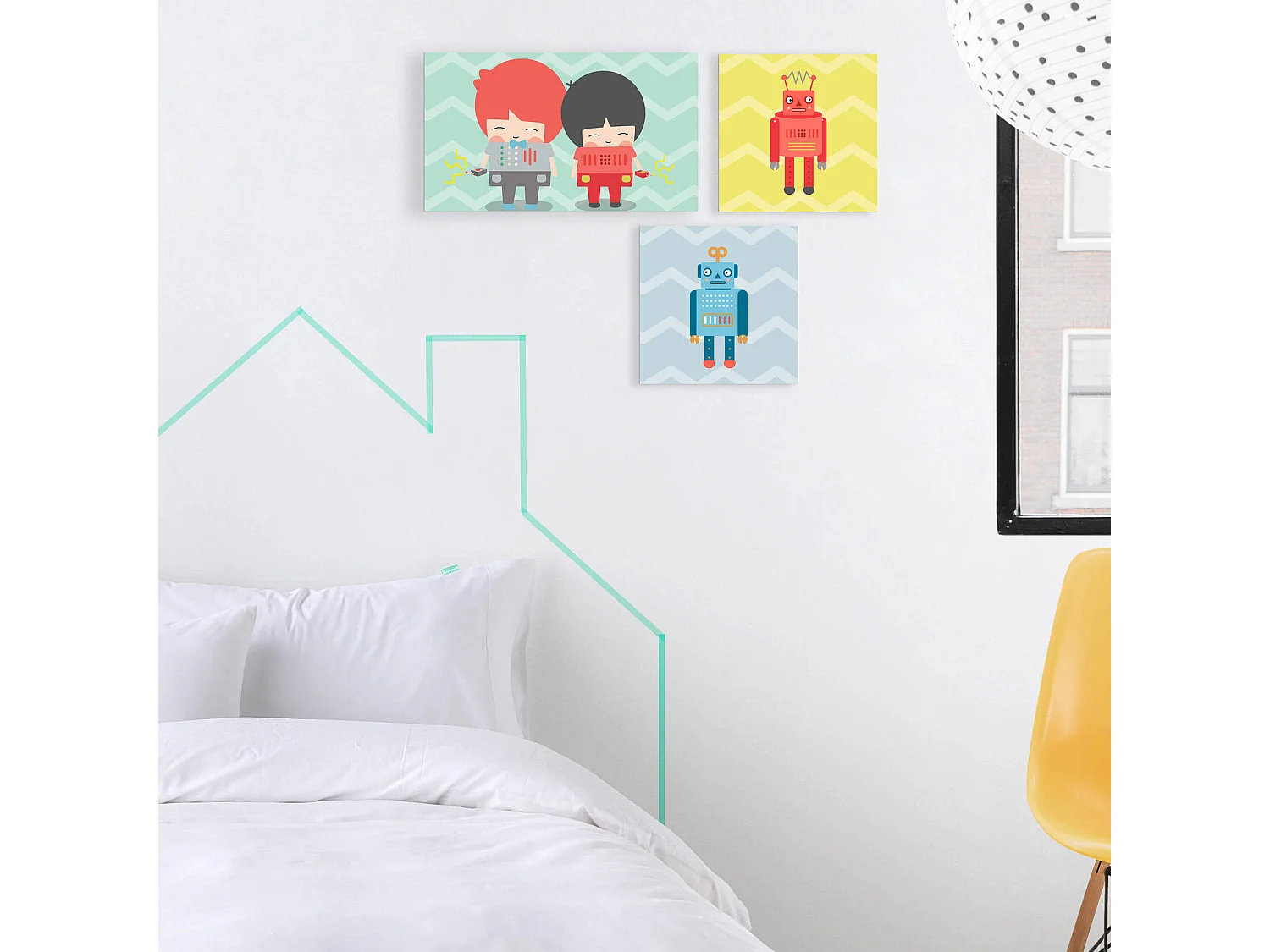 Wandkunst 27x27 (B) cm Beep