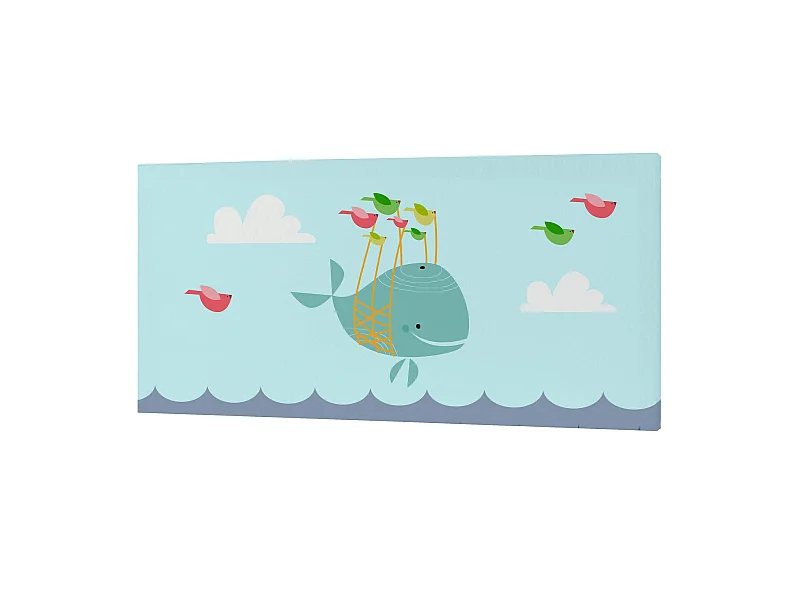 Lienzo 27x54 cm Whale