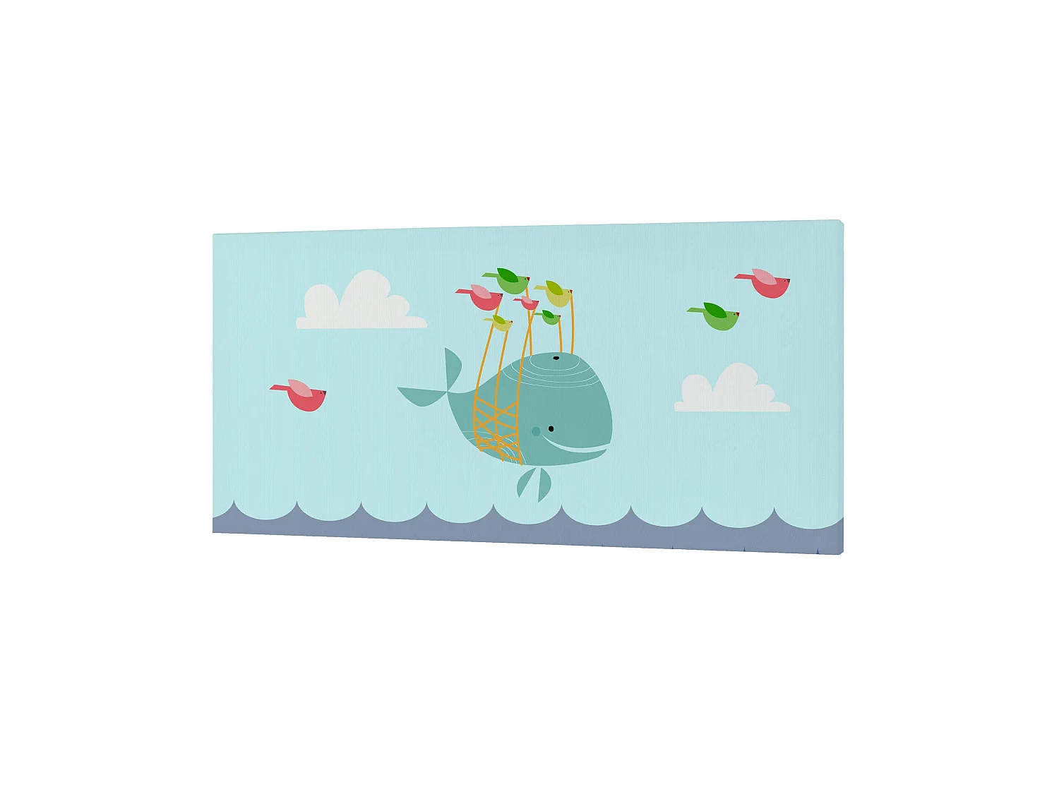 Lienzo 27x54 cm Whale