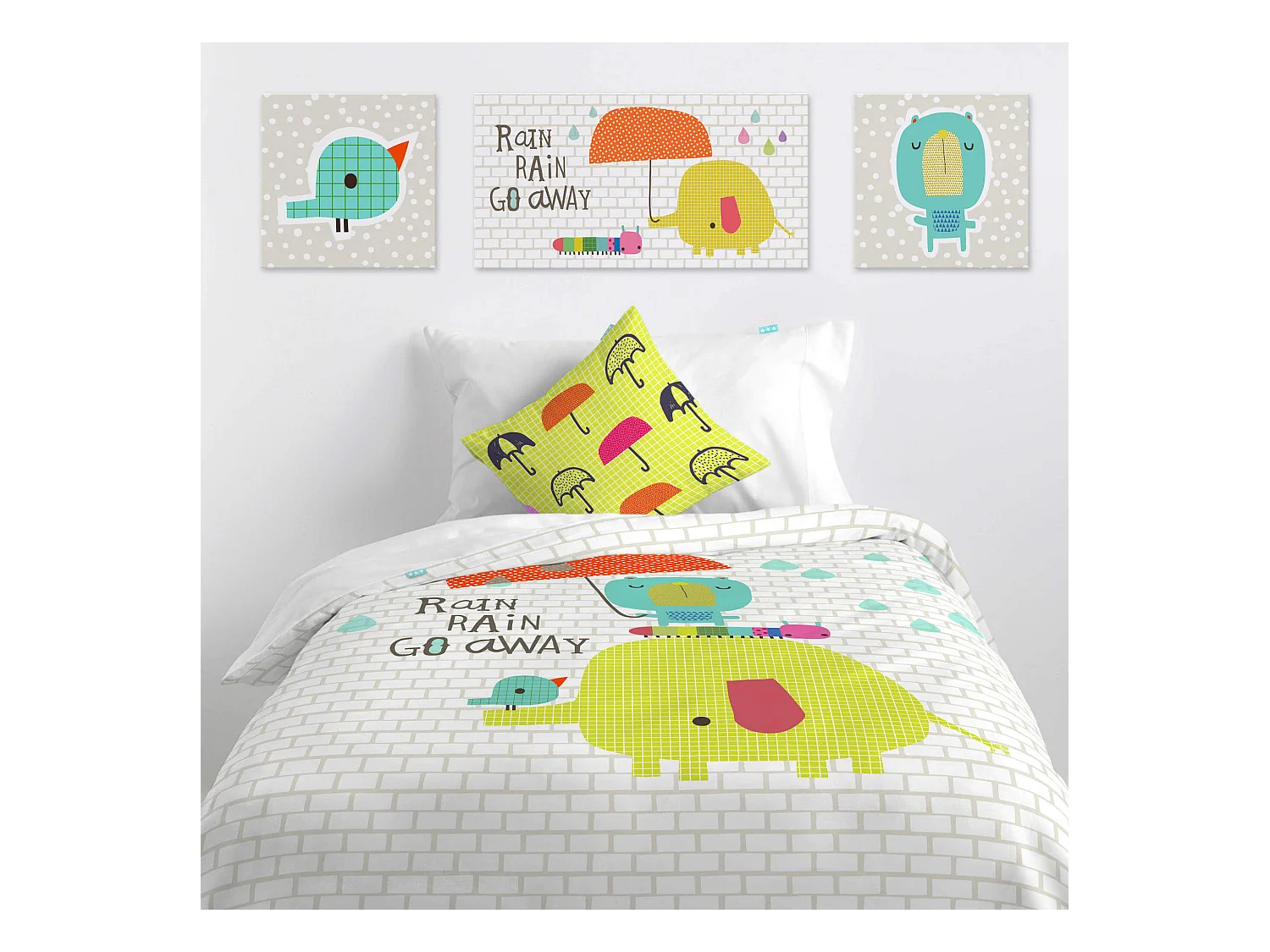 Wandkunst 27x54 cm Drops