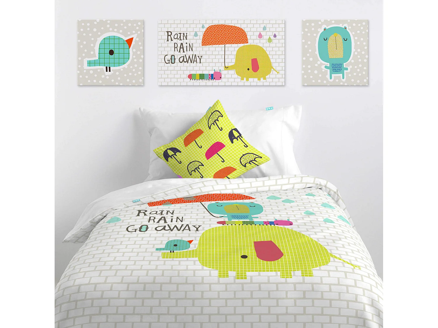 Wandkunst 27x54 cm Drops