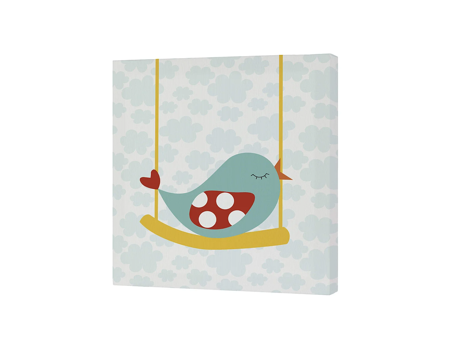 Toile 27x27 (B) cm Little birds