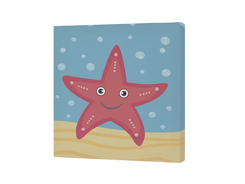 Wandkunst 27x27 (B) cm Under the sea